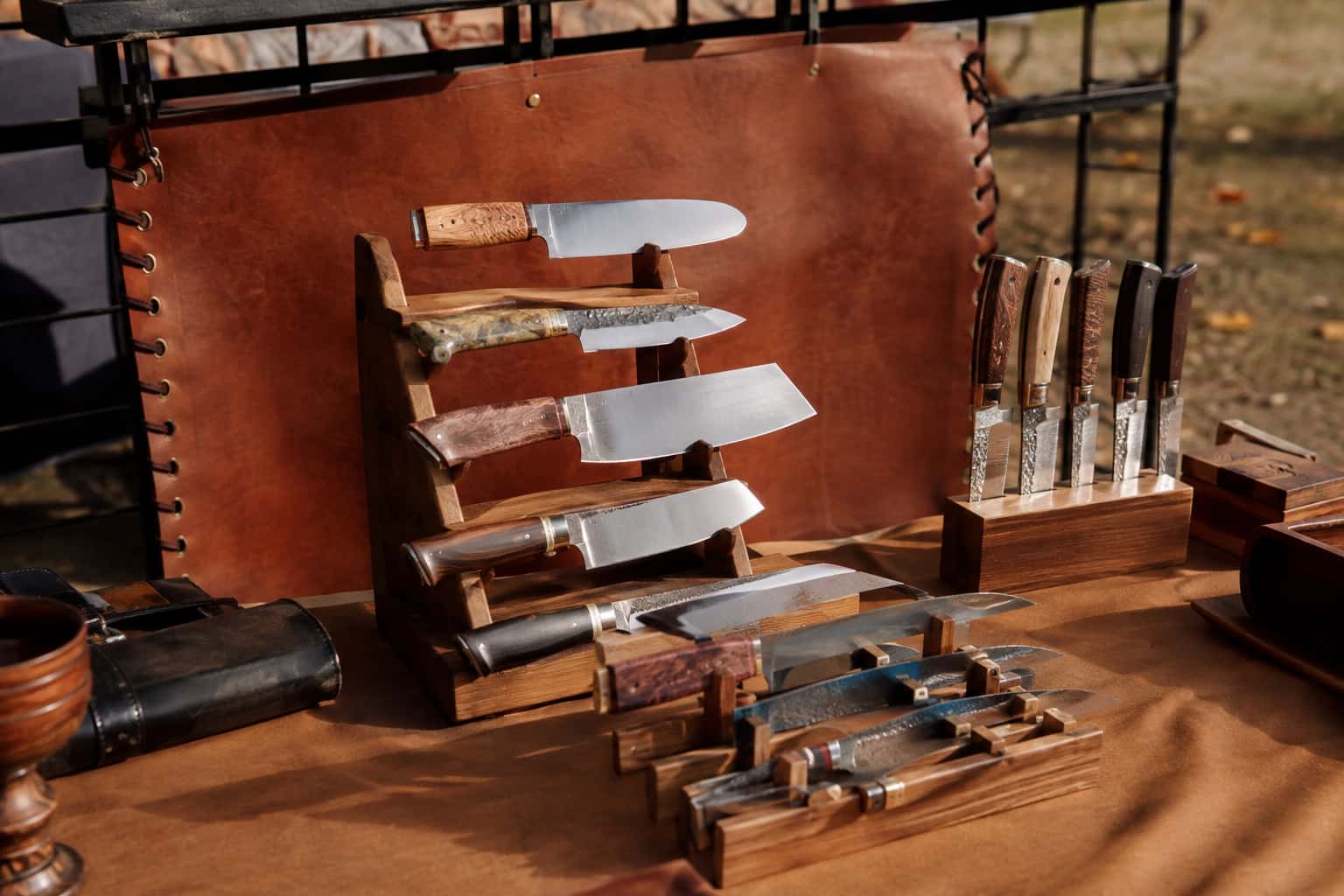 The knifemaking business in a working knife shop