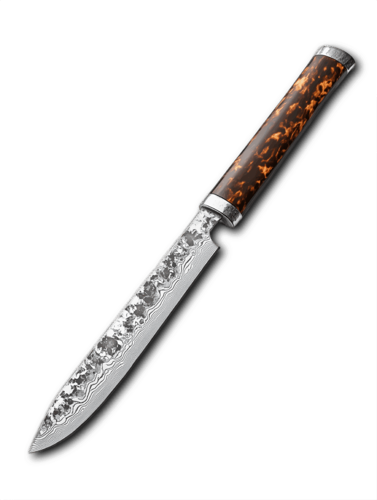 Creating Stunning Damascus Patterns with Frosting Belts on the Grinder