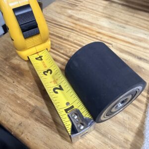 2” Rubber Wheel for Flat Platen